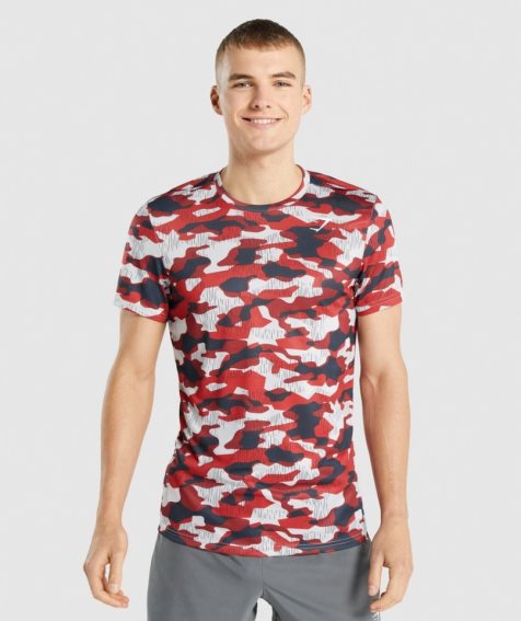 Koszulki Gymshark Arrival Męskie Camo | PL 693ZVT